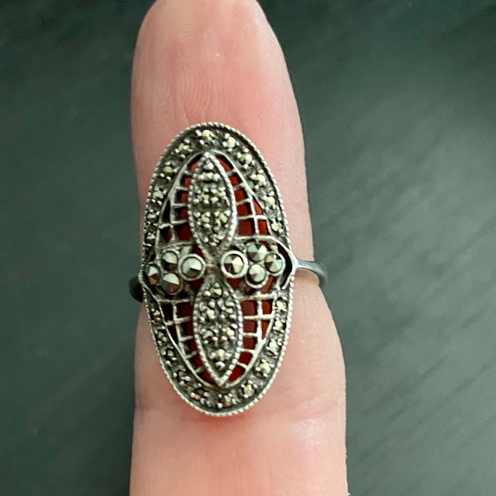 ..Sterling Silver Ring, Size 6 1/2